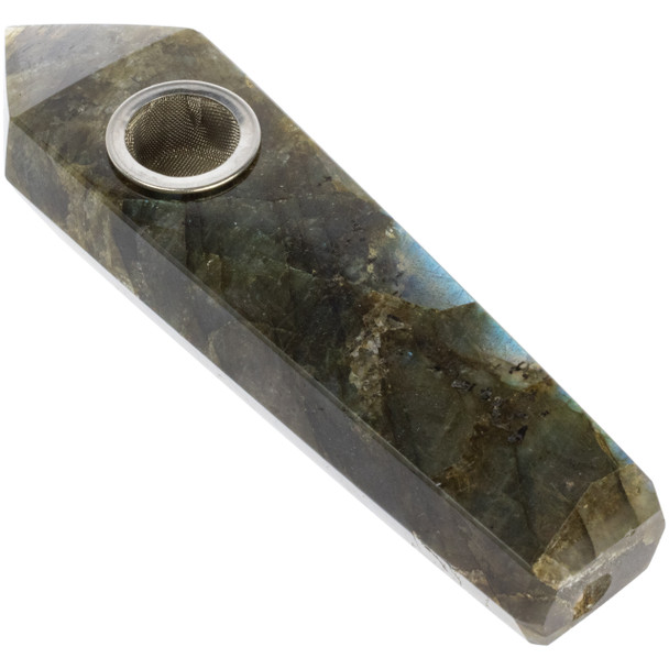 Labradorite Crystal Hand Pipe