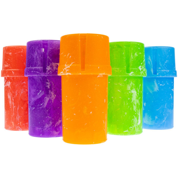  Marble Medtainer Smell Proof Grinder and Storage, Assorted Colors 