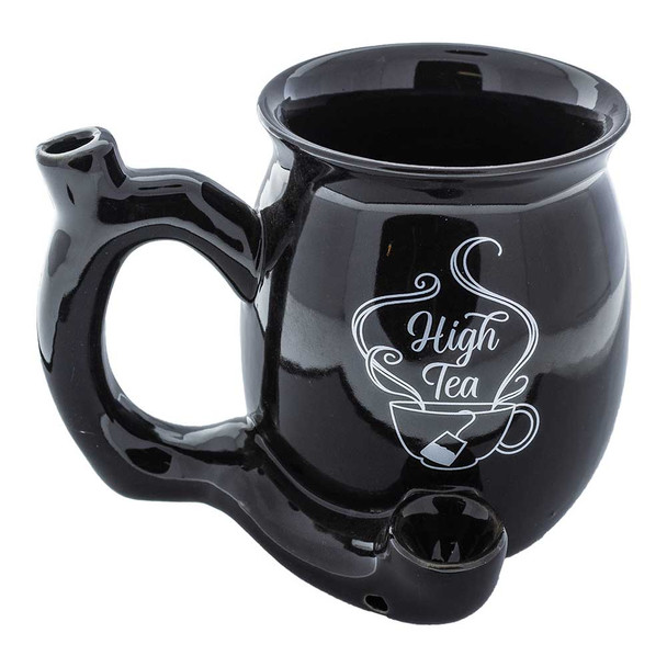 High Tea Mug Pipe in Black color for sale.