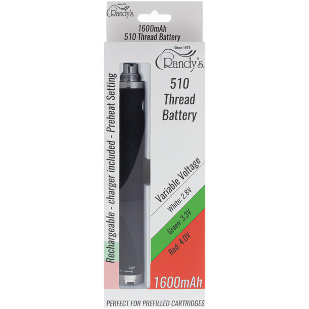 Randy's 1600 mAh Twist Slim Pen Battery