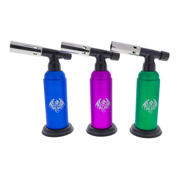 Monster 2 Double Flame Butane Torch in assorted colors. Professional torch for dabbing and culinary use. Adjustable flame butane torches low prices order online.