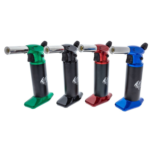 Toro Butane Torch in assorted colors. Professional torch for dabbing. High quality torch for culinary or dabbing.