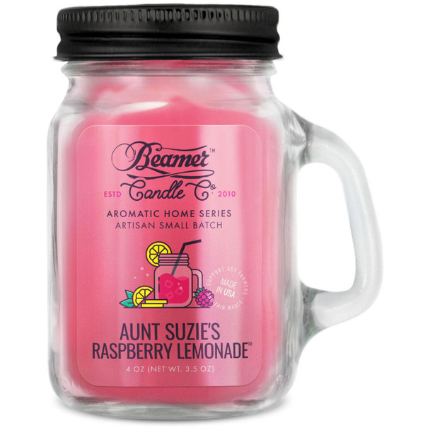 Beamer Candle Co. Aunt Suzie's Raspberry Lemonade Aromatic Mini Candle