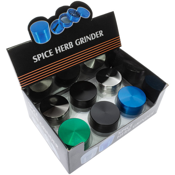 Holy Smoking Co. 50mm 4 Part Colored Grinder, Assorted Colors