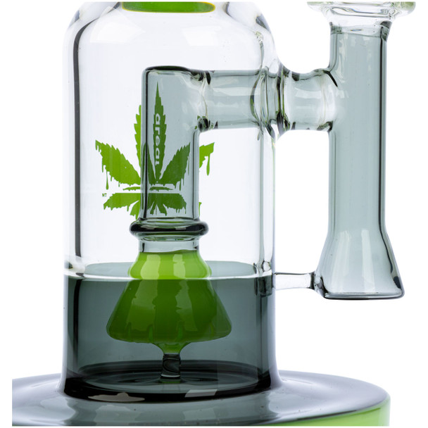aLeaf 17.5" Straight Hitter Bong perculator