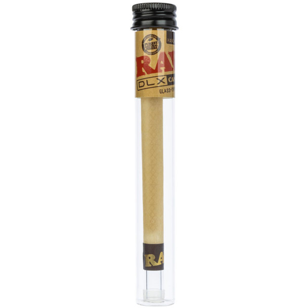 RAW Glass Tipped Cannon Pre-Rolled Cone Front Image