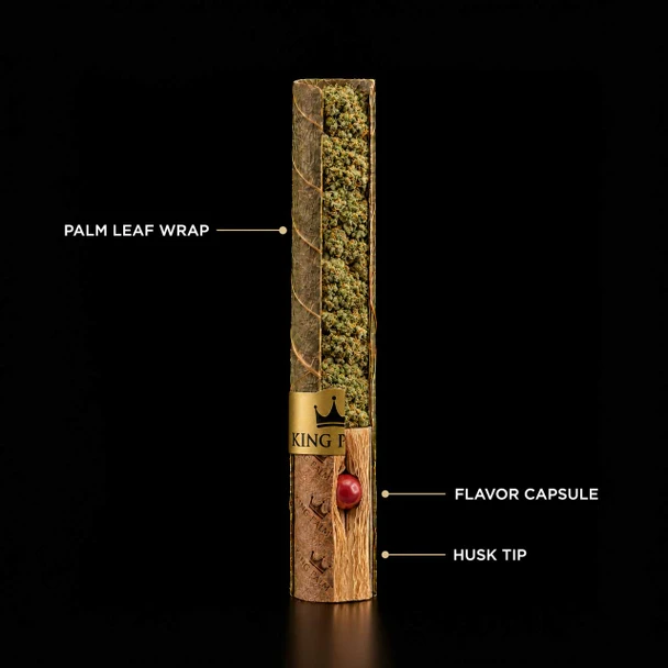 King Palm 2 Mini Rolls – Strawberry Shortcake