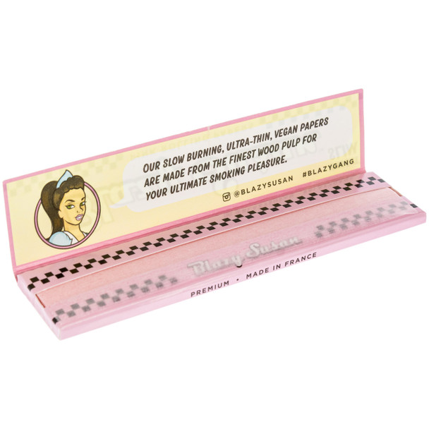 Blazy Susan King Size Slim Pink Rolling Papers for sale