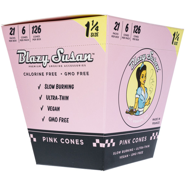 Blazy Susan 1 1/4 Pink Cones box