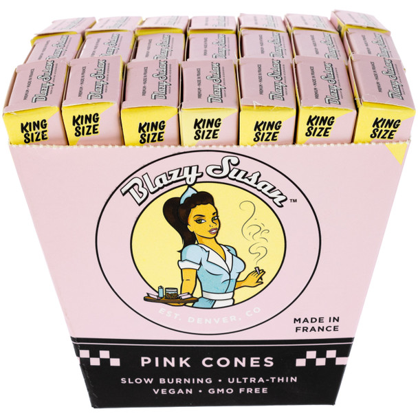 Blazy Susan King Size Pink Cones box wholesale