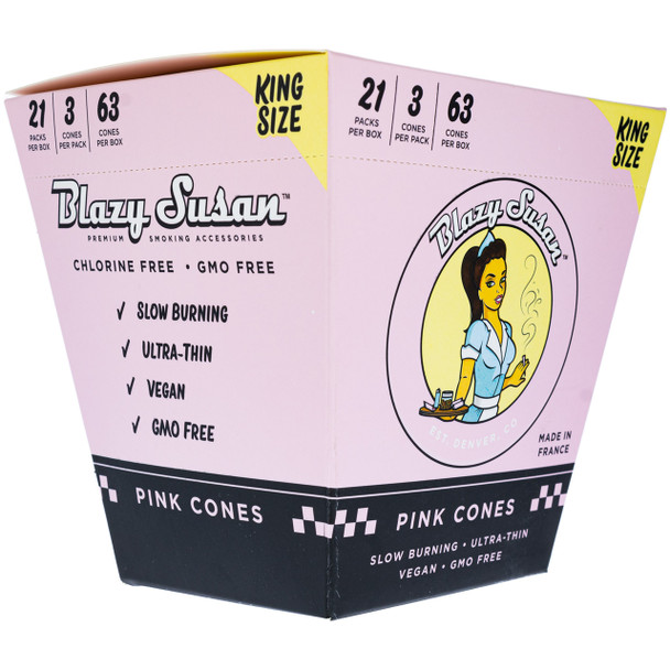 Blazy Susan King Size Pink Cones packaging