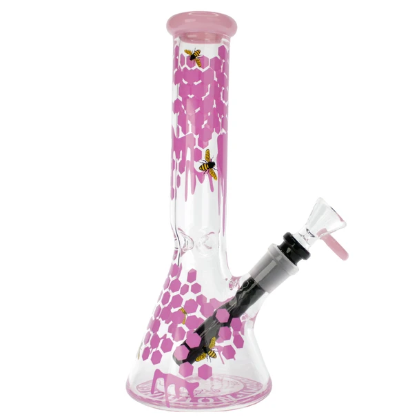 Nothing's Impossible 10" Beehive Graphic Beaker Ice Bong