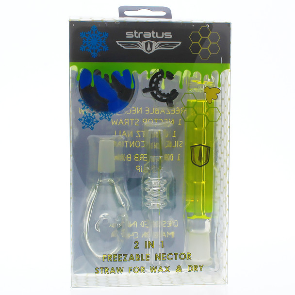 Stratus 2 in 1 Freezable Nectar Collector and Pipe Front Package
