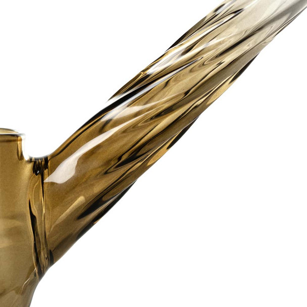 Detailed view of the swirled glass stem on the Proxy Wizard Desert.