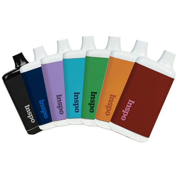 Every available color of Inspo fanned out against a white background.