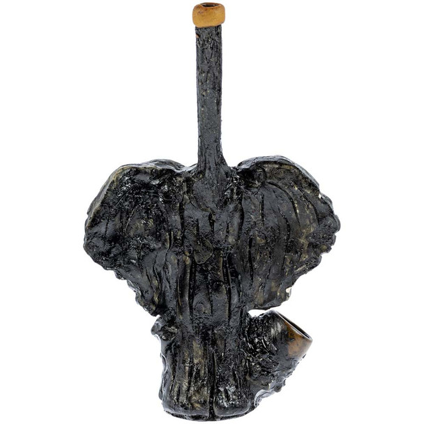 back side image of  Big Head Elephant Pipe 
