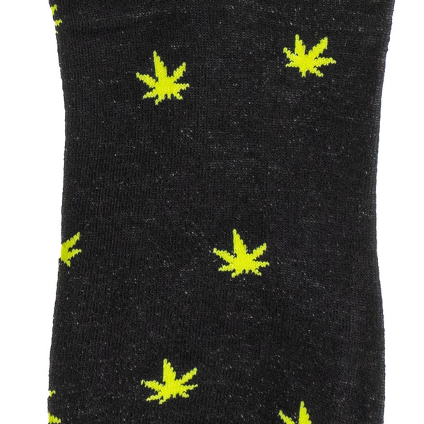 Detail of the pattern on Stoned I Am socks.