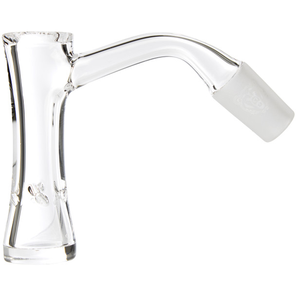 Bear Quartz Lowrider Hourglass Banger - 14mm Male, 45 Degree