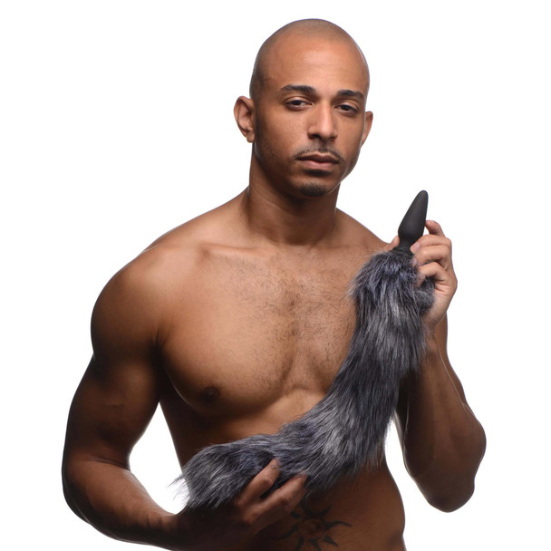 Tailz Snap-On Silicone Anal Plug & 3 Interchangeable Tails