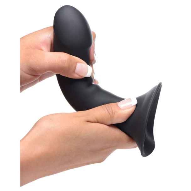 Squeeze-It Squeezable Phallic Dildo - Black