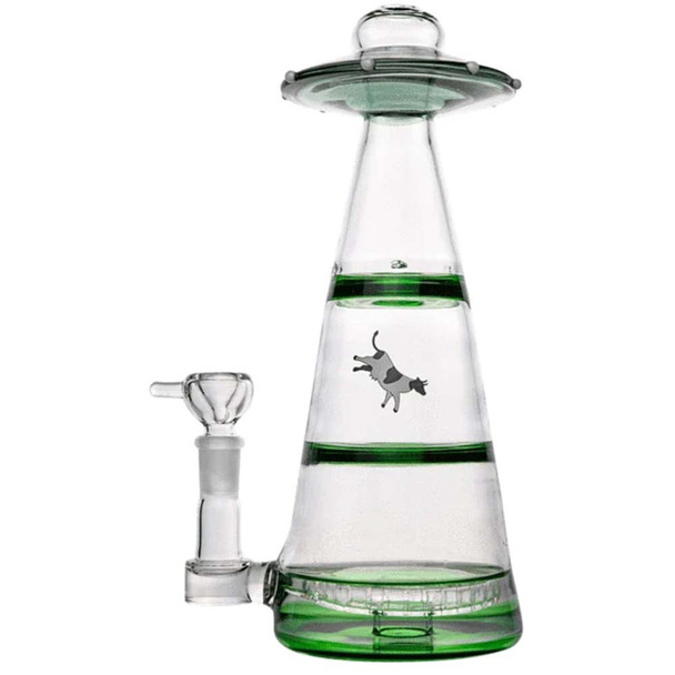 HEMPER 10" XL UFO Vortex Mothership Bong UFO Cow Abduction Bong