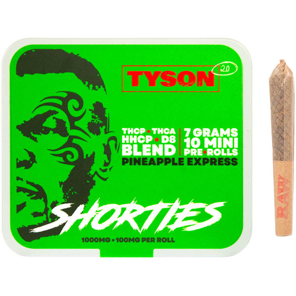 Tyson 2.0 THCP Blend Shorties - Pineapple Express, 10-Count