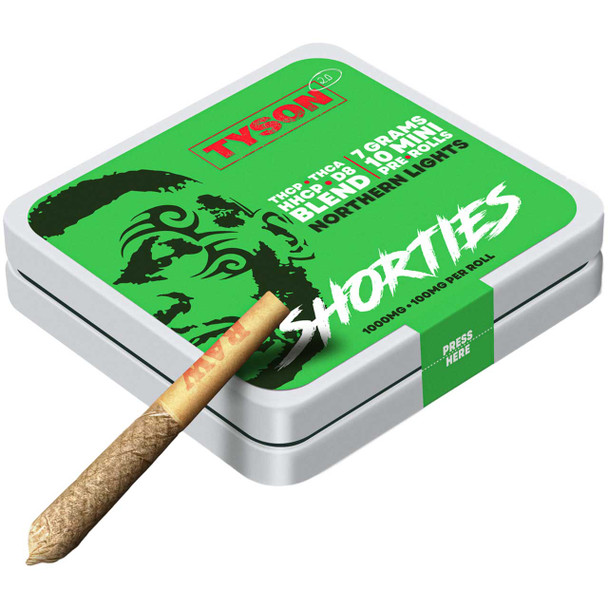 Tyson 2.0 THCP Blend Shorties - Northern Lights, 10-Count