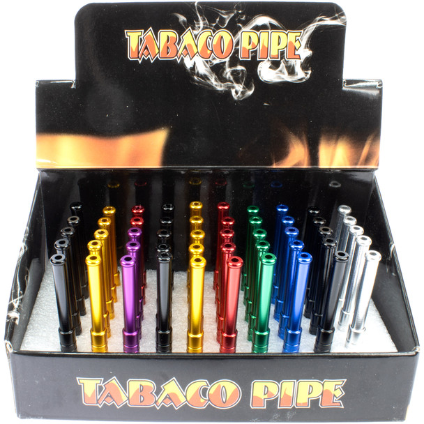 3″ Anodized Metal Piranha Bat – Durable One-Hitter Pipe for Dugouts – Assorted Colors