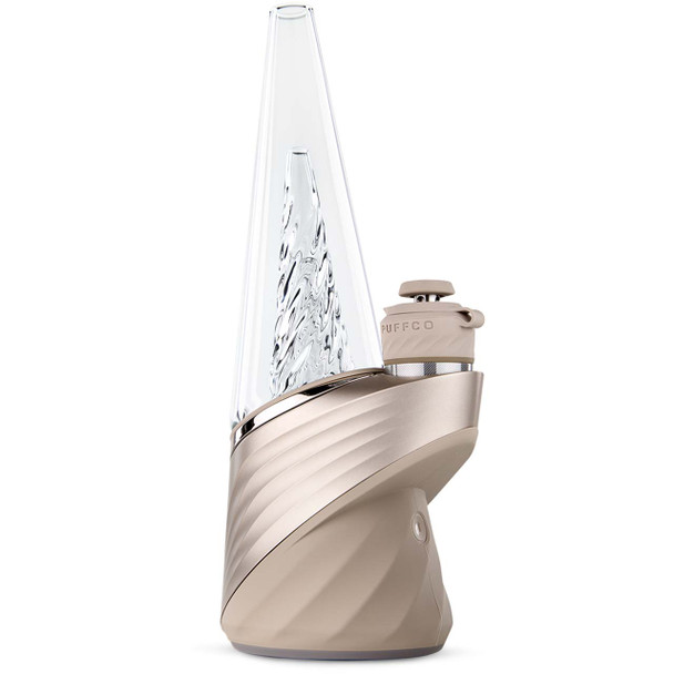 New Puffco Peak Pro Desert color. Smart vaporizer technology. Smart dab rig for concentrates. Smart dab rig with app connectivity. High end dab rig.