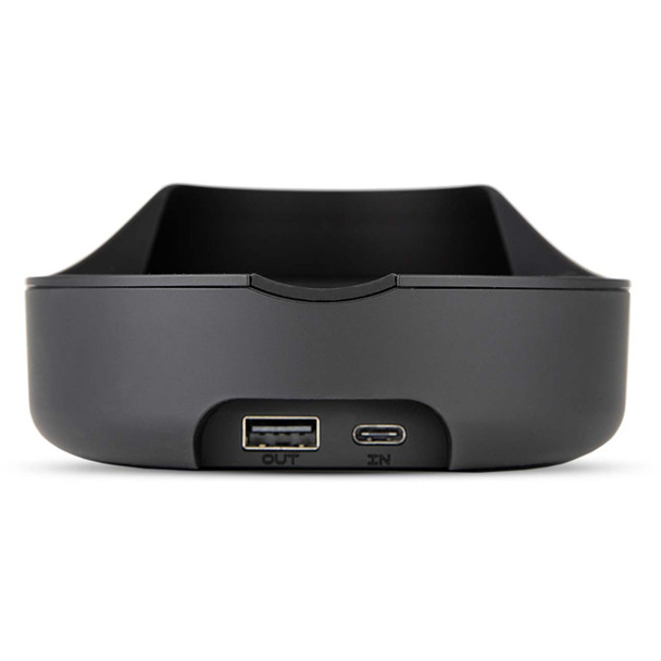 Puffco Peak Pro Power Dock back showing input and output connections.