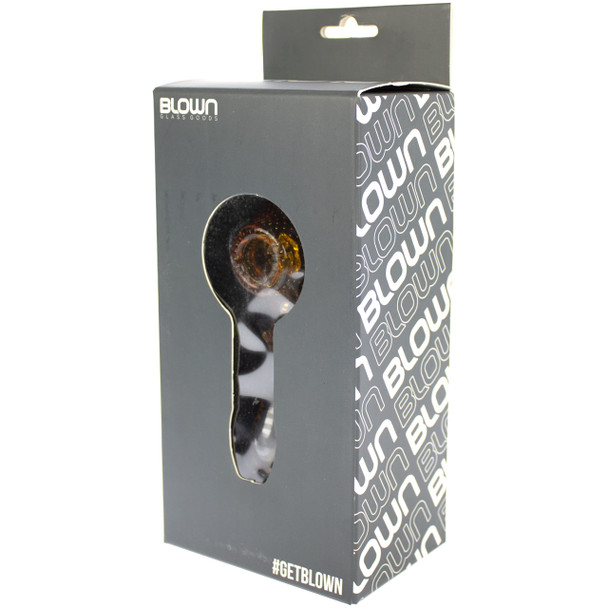 Blown Glass Goods The Dreamer 4" Glass Hand Pipe - Amber