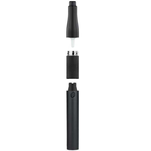 Exploded view of the Puffco Plus Vaporizer pen for concentrates On-the-go dabbing Portable dabbing device Vaporizer with ceramic heating chamber Best vaporizer for dabbingreneurs.