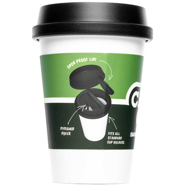 HEMPER Cache Cup - White gifts for somkers weed smokers ashtray cup