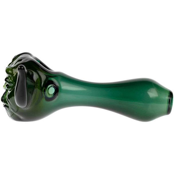 Master Yoda Glass Hand Pipe side view image