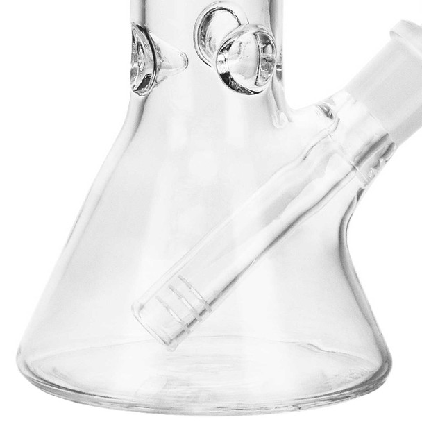 Vault Glass 10" Beaker Bong - Black