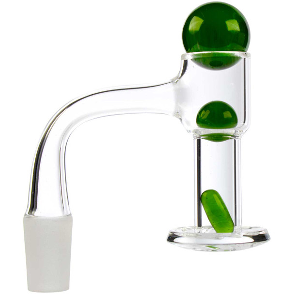 Green Swirl color style isolated on white.