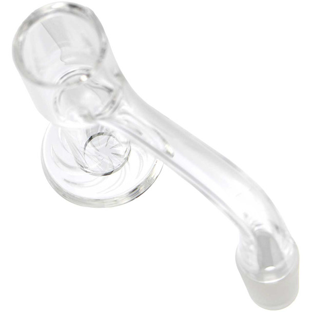 A view inside a VAULT Glass Quartz Terp Slurper banger.