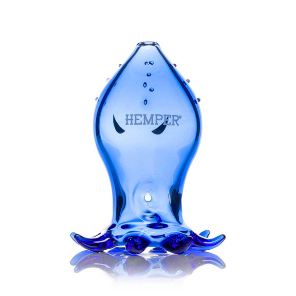 HEMPER Kraken Hand Pipe. Fish octopus style glass hand pipe.