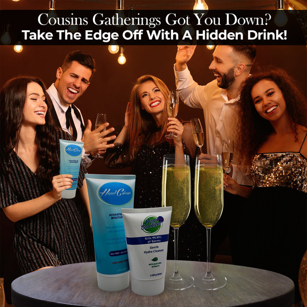 Smuggle Your Booze Hidden Flask Combo enjoyed at a concert.