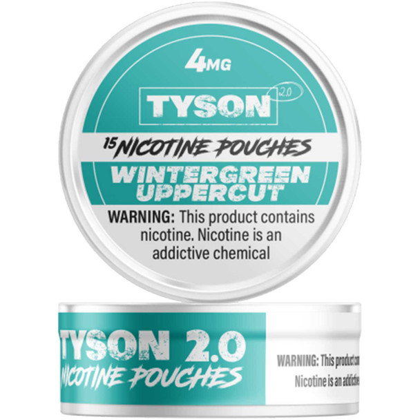 Tyson 2.0 Nic Pouches - Wintergreen Uppercut, 4 mg