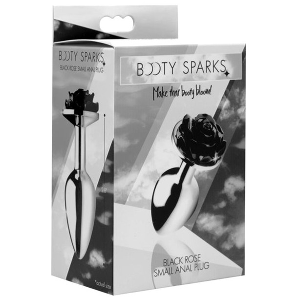 Black Rose Anal Plug - Small