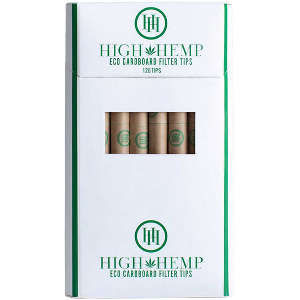  High Hemp Eco Cardboard Filter Tips - 120 Tips 