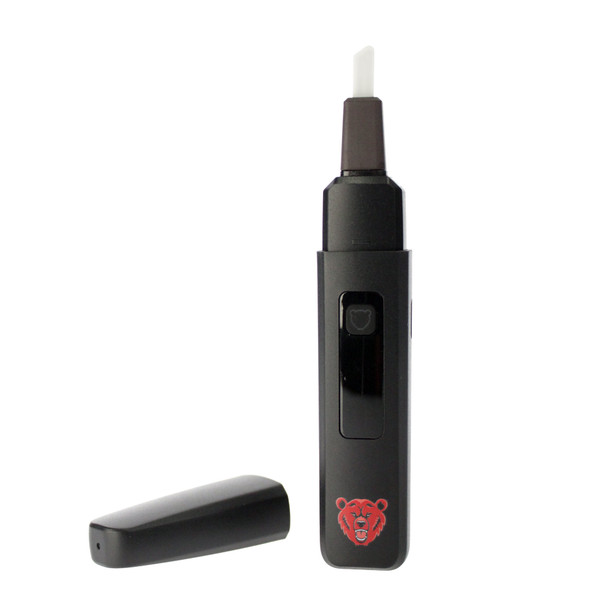 Bear Quartz Trio 2.0 Black Electronic Dab Tool with IR Temp Reader & Hot Knife