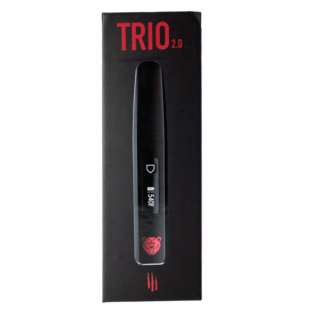 Bear Quartz Trio 2.0 Black Electronic Dab Tool with IR Temp Reader & Hot Knife