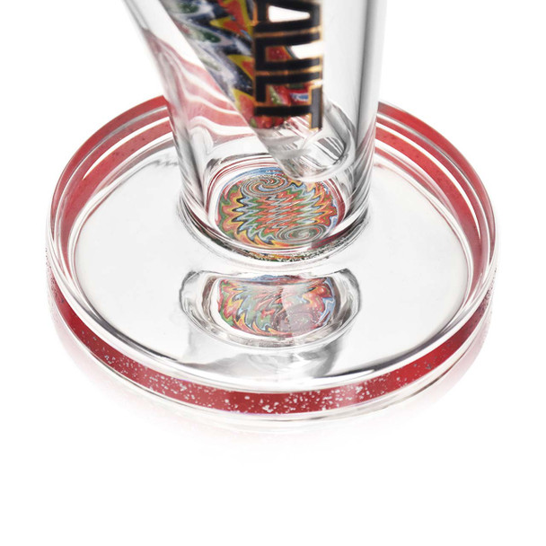 Vault Glass 10" Wig-Wag Graphic Straight Tube Bong - Assorted Colors