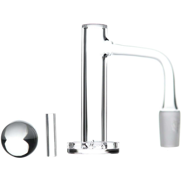  Bear Quartz V1 Tower Set - 14mm Male, 90 Degree marble accessories side image.