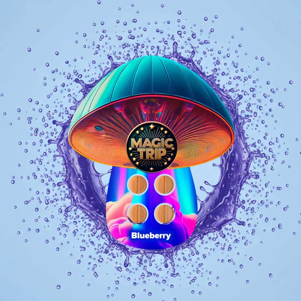 Magic Trip Mushroom Tablets – Blueberry Microdose Nootropic Tabs (4-Pack)
