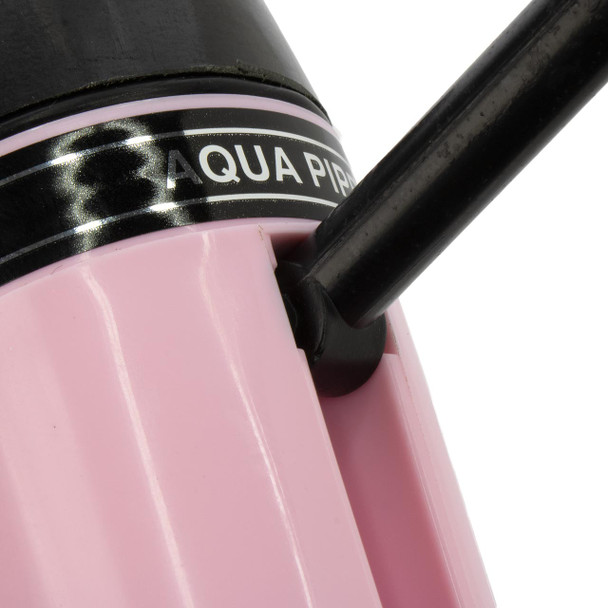 Detail view of Aqua Pipe stem attachment on the Pink Limited Edition model