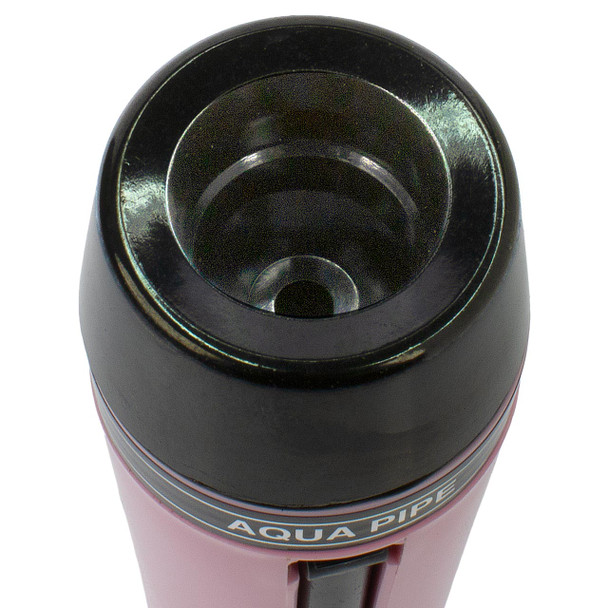 Deep bowl design of the Limited Edition Pink Aqua Pipe