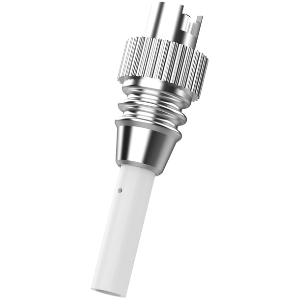 Front angled view of Yocan Dyno ceramic C-Tube dab straw tip replacement